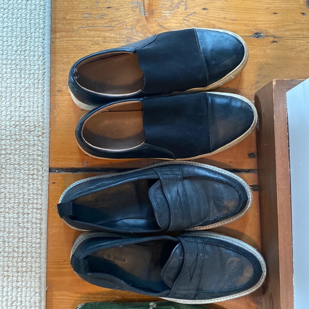 Mens Vince, Rag & Bone, John Varvatos, J.Crew, Barney’s, UGG shoes and boots
